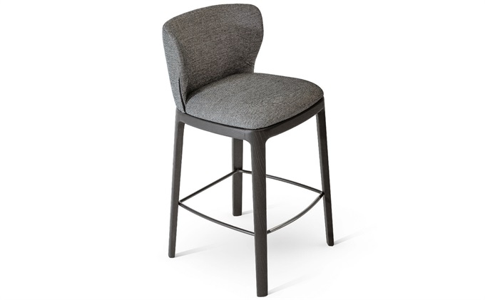 酒吧現代木質高腳吧臺椅酒吧實木靠背椅