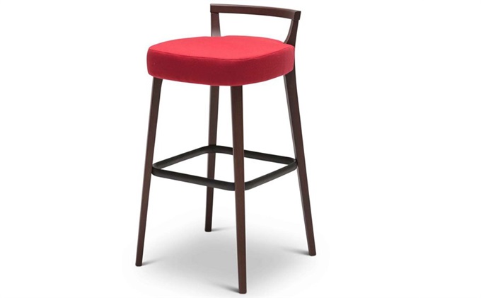 酒吧實木吧臺椅現代簡約吧臺高腳凳