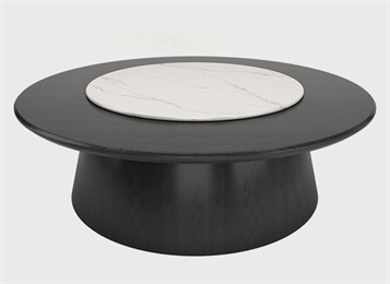 酒店宴會包廂豪華餐廳大圓桌電動餐桌