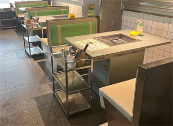 火鍋烤肉一體店自助無煙烤肉火鍋一體桌