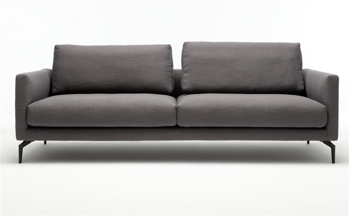 養(yǎng)生會(huì)所意式極簡(jiǎn)轉(zhuǎn)角異形布藝沙發(fā)