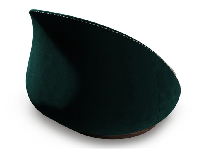 酒店會所現(xiàn)代時尚厚軟包座墊實木椅