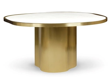 高級(jí)會(huì)所現(xiàn)代輕奢不銹鋼大理石桌子