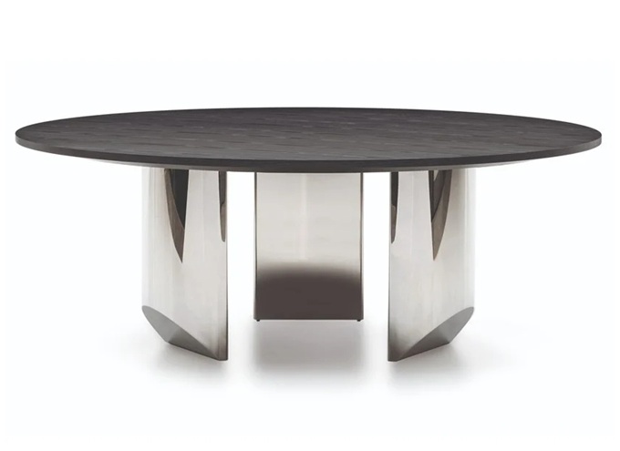 別墅會所現(xiàn)代創(chuàng)意時尚實木桌子