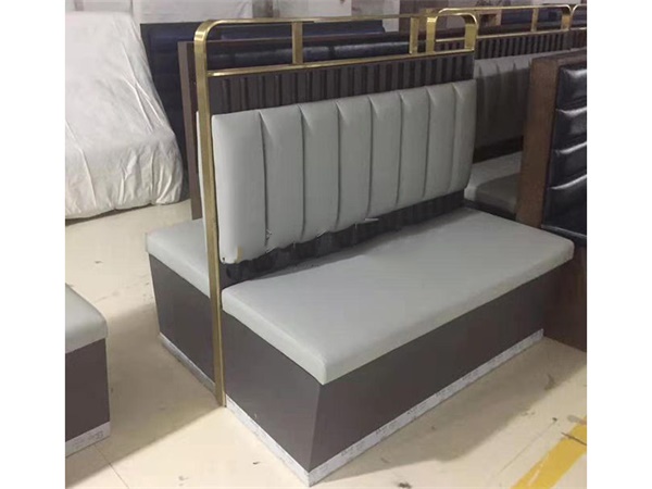 火鍋店西餐廳時(shí)尚雙面卡座沙發(fā)定制