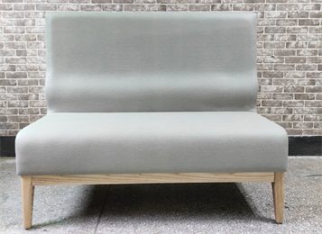 時尚田園風(fēng)火鍋店休閑雙人卡座定制