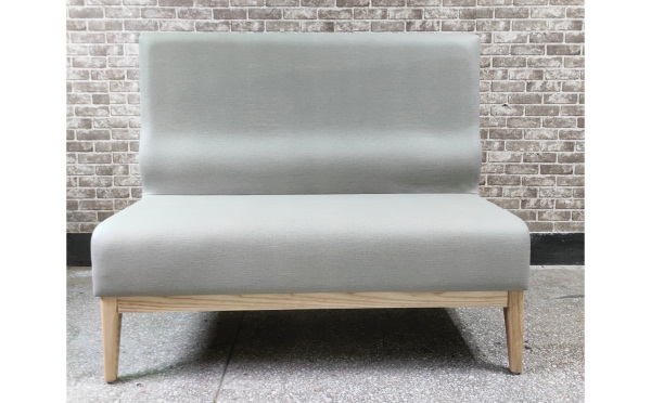 時尚田園風(fēng)火鍋店休閑雙人卡座定制