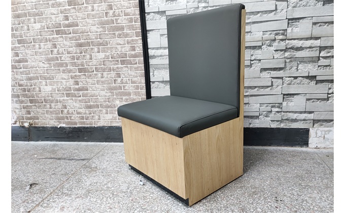 火鍋店中式休閑實(shí)木卡座