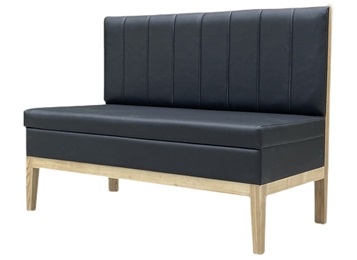 牛肉火鍋店現(xiàn)代時尚實木軟包卡座沙發(fā)