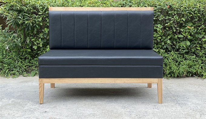 牛肉火鍋店現(xiàn)代時(shí)尚實(shí)木軟包卡座沙發(fā)