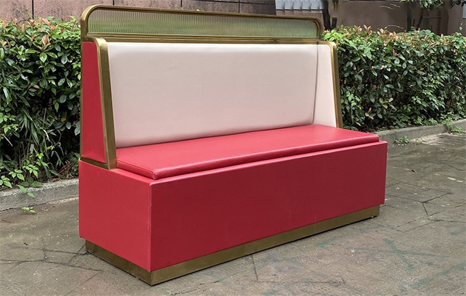 火鍋店時尚輕奢雙人卡座沙發