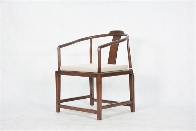 火鍋店新中式實(shí)木圈椅靠背椅