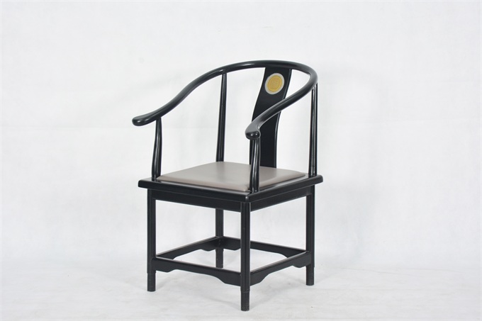 火鍋店實木太師椅禪意休閑餐椅