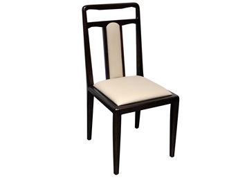 火鍋店中式古典實(shí)木靠背