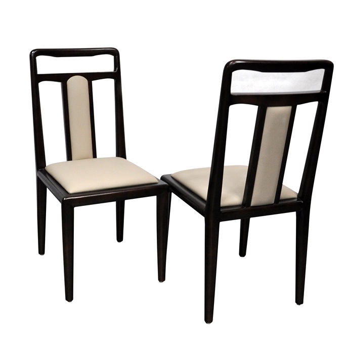 火鍋店中式古典實木靠背椅子