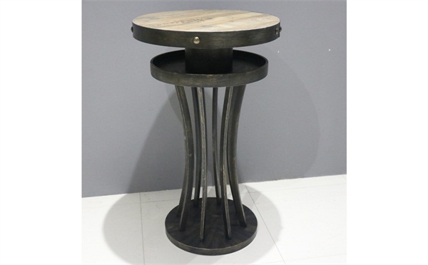 懷舊風(fēng)格酒吧復(fù)古鐵藝個性酒吧吧臺椅