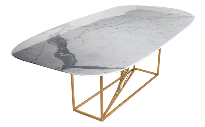 高檔ktv時(shí)尚輕奢不銹鋼巖板茶幾