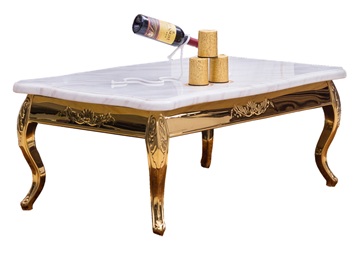 商務(wù)ktv歌廳歐式后現(xiàn)代鈦金不銹鋼茶幾