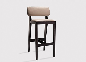 中式酒吧實(shí)木吧臺(tái)高腳椅酒吧家具