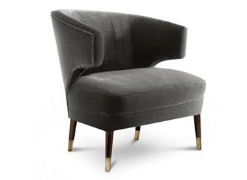 高檔清吧特色扶手時(shí)尚沙發(fā)椅