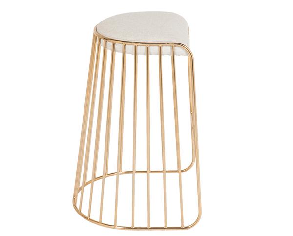 現代時尚酒吧不銹鋼高腳椅家具