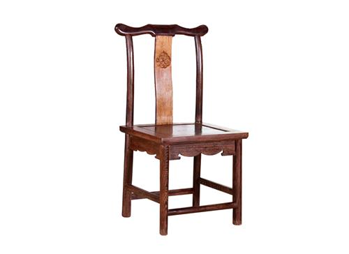 雞翅木官帽椅 仿古實(shí)木椅紅木靠背椅