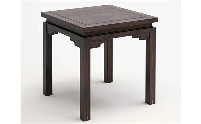 雞翅木清式雕花四方餐桌 仿古實(shí)木八仙桌組合中式飯桌