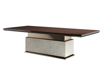 酒店會所簡雅輕奢餐桌家具定制