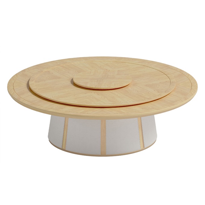 酒店包間豪華實木20人臺電動大餐桌