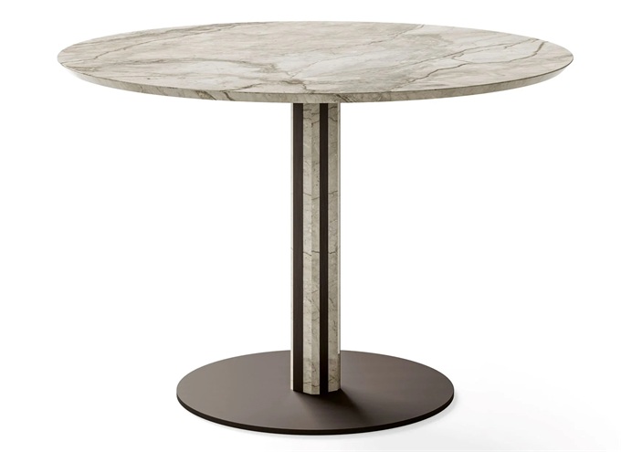 單位食堂北歐簡約時(shí)尚巖板飯桌