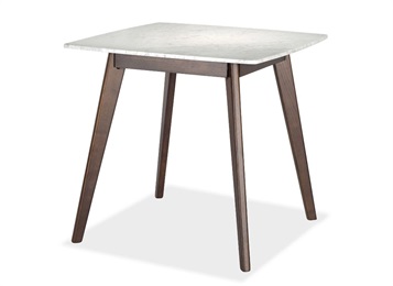 員工食堂北歐時(shí)尚實(shí)木桌腳大理石臺(tái)面餐桌