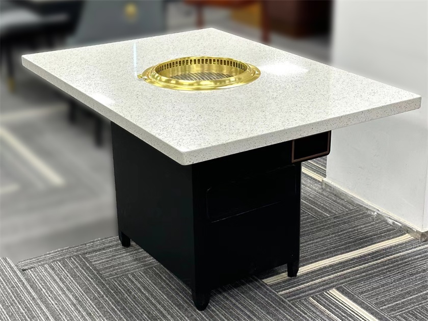 自助烤肉餐廳炭火烤肉下排風烤肉桌