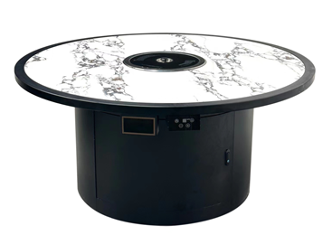 自助烤肉店圓形無(wú)煙凈化烤肉桌