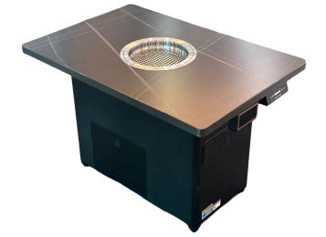 烤肉店炭火烤肉無(wú)煙凈化烤肉桌