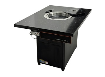 自助烤肉餐廳無(wú)煙凈化烤肉桌