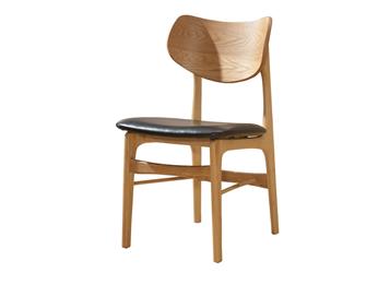 簡(jiǎn)約休閑實(shí)木椅 西餐廳