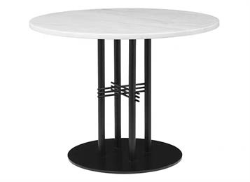 現(xiàn)代簡約金屬腳大理石西餐桌