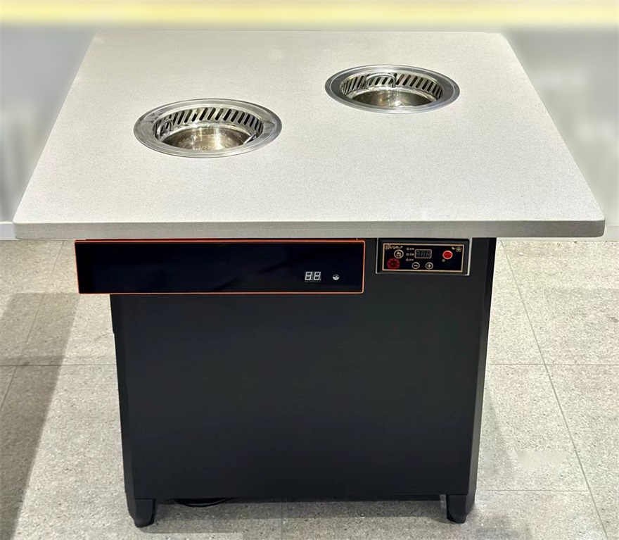 自助餐一人一鍋2人位無煙凈化小火鍋桌