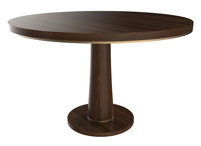 粵菜餐廳時(shí)尚新式圓形實(shí)木餐桌