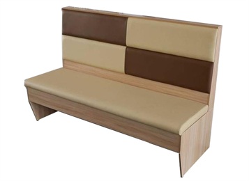 港式茶餐廳休閑實木卡座沙發