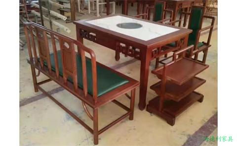 實木電磁爐火鍋桌