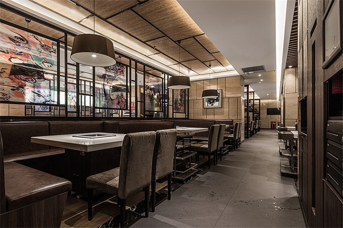 現(xiàn)代火鍋店空間裝修設(shè)計風(fēng)格