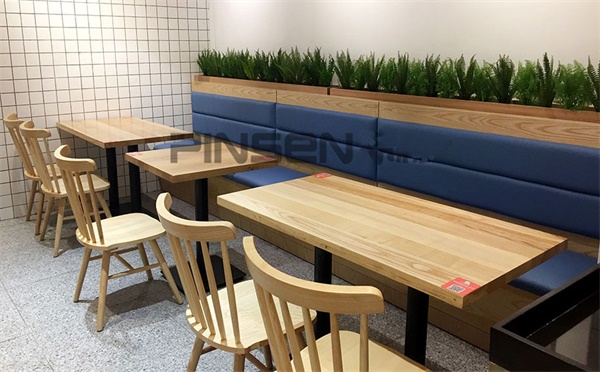 實(shí)木烤肉店桌椅