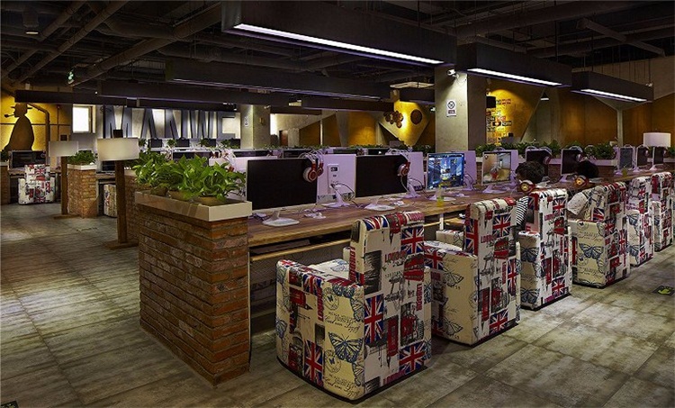 網(wǎng)咖空間設(shè)計效果圖